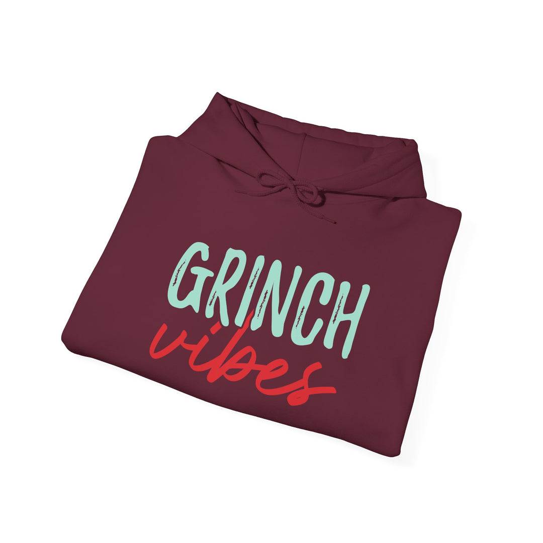 Grinch Vibes Unisex Hoodie - Cozy Holiday Sweatshirt for Christmas Spirit