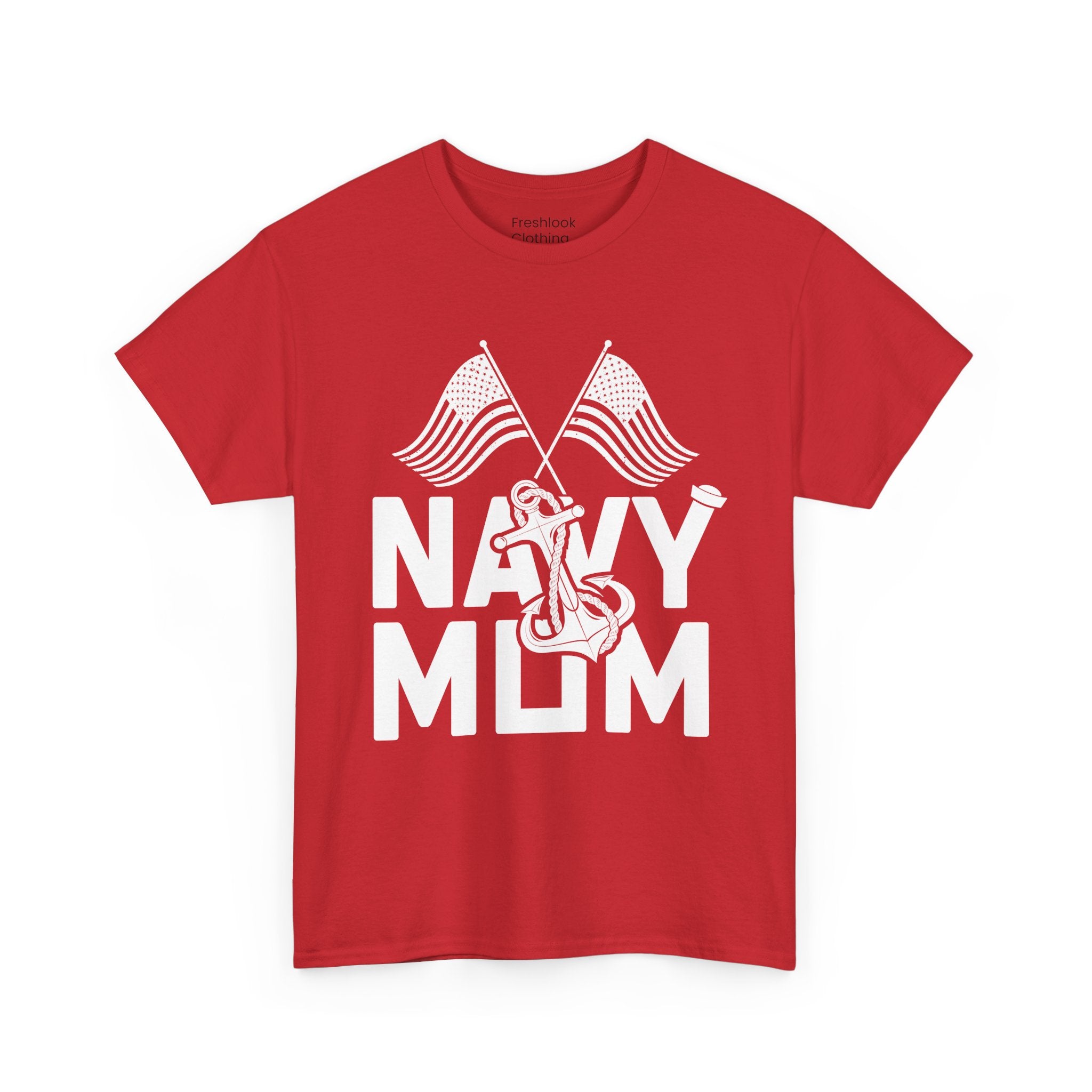 Mom T-Shirt – Navy Mom Design