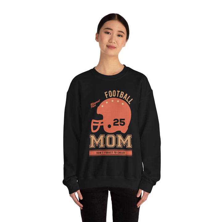 Mom's Sweatshirt - Biggest Football Fan Cheerful Design for Game Days