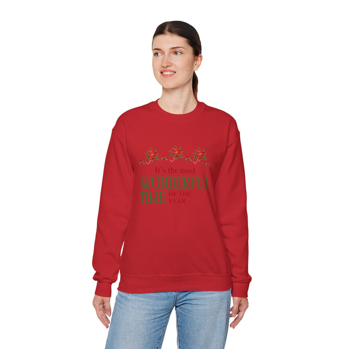 Sweatshirt — "It's the Most Wonderful Time of the Year" Holiday Crewneck