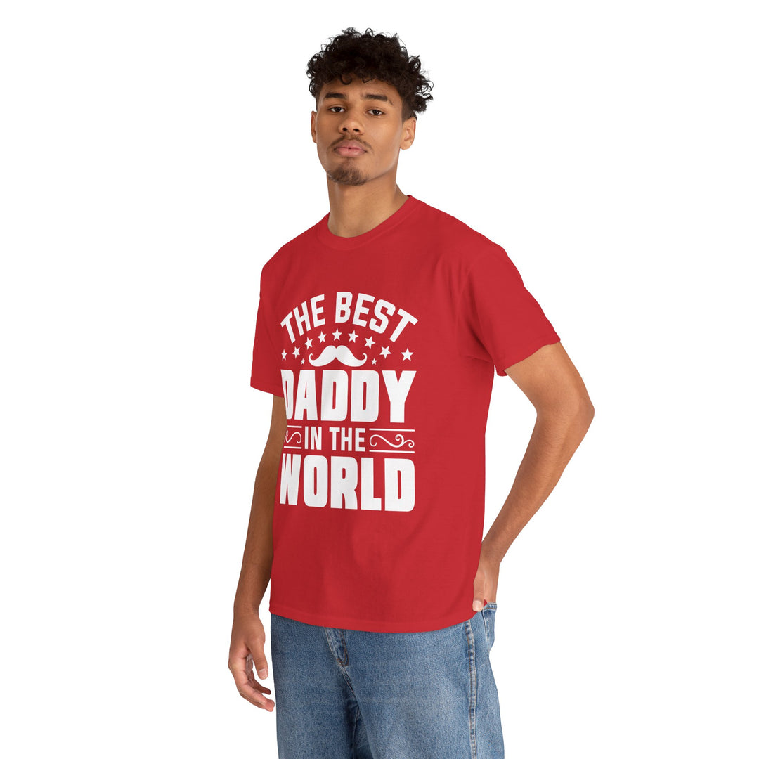 Dad's T-Shirt - The Best Daddy In The World Design