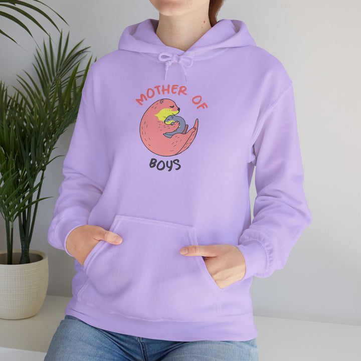 Mom's Unisex Hooded Sweatshirt – Mother of Boys Design