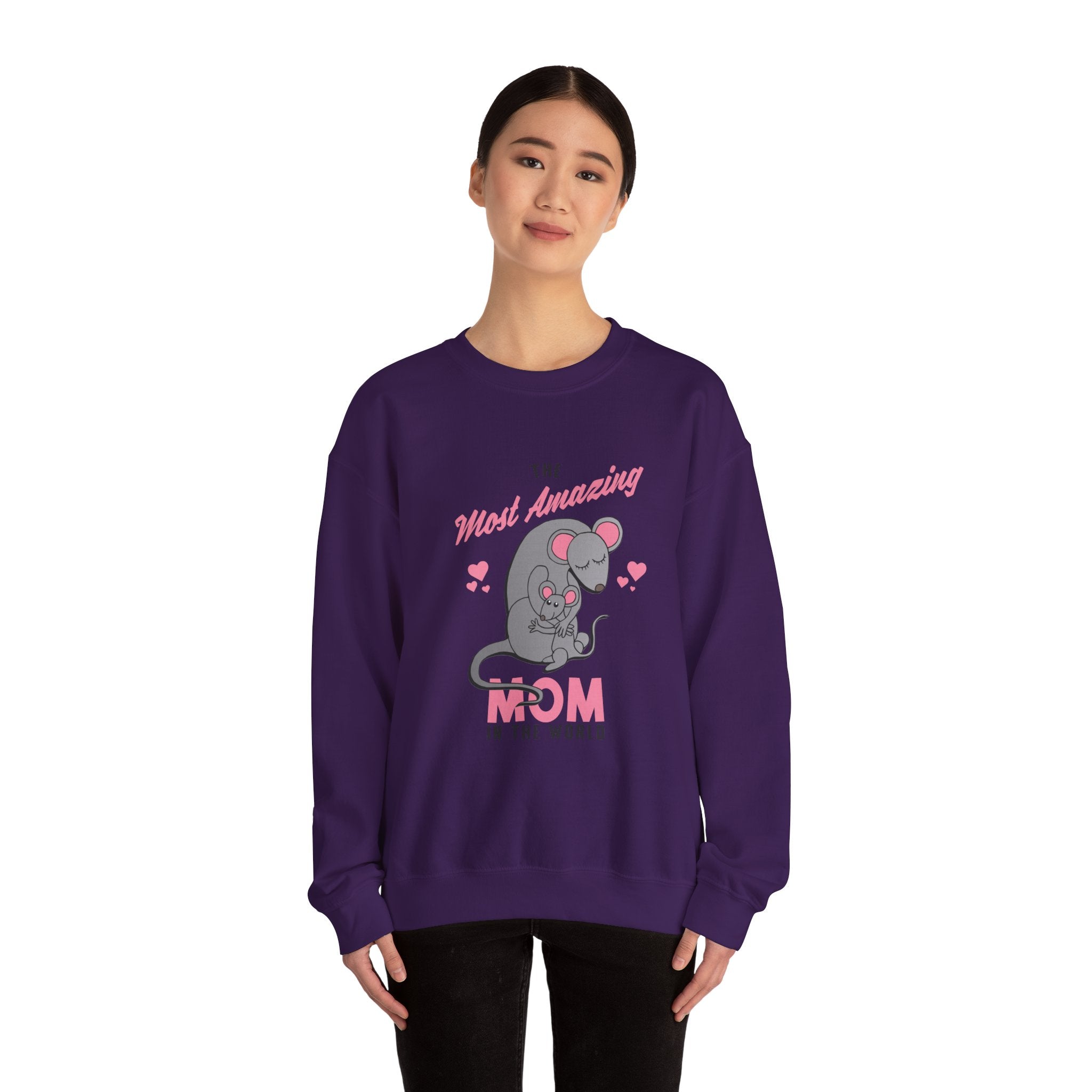 Mom Sweatshirt - The Most Amazing Mom Design