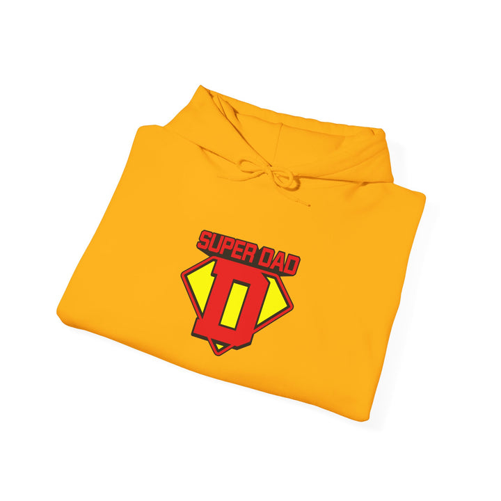 Dad’s Hooded Sweatshirt – Super Dad Design