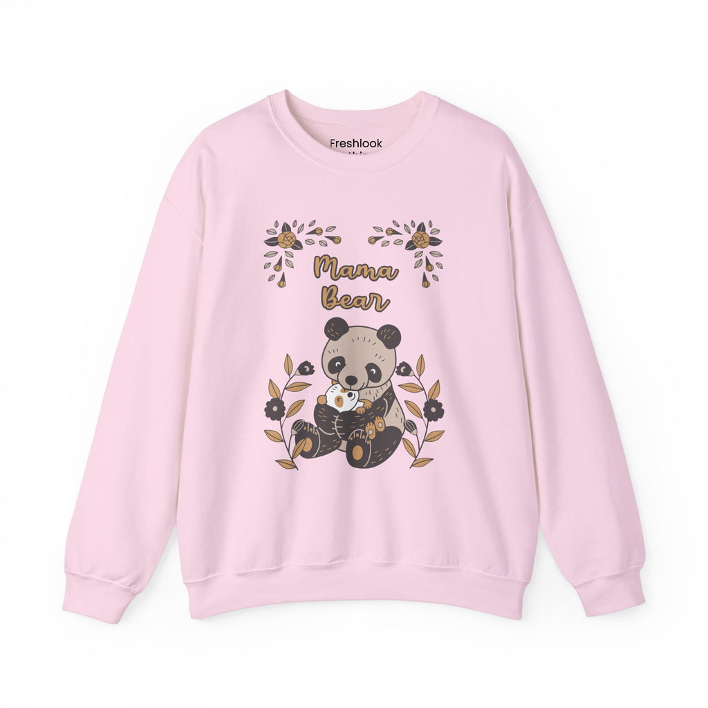 Mom's Sweatshirt - Mama Bear - Cozy Oversized Fit for Animal Lovers Design
