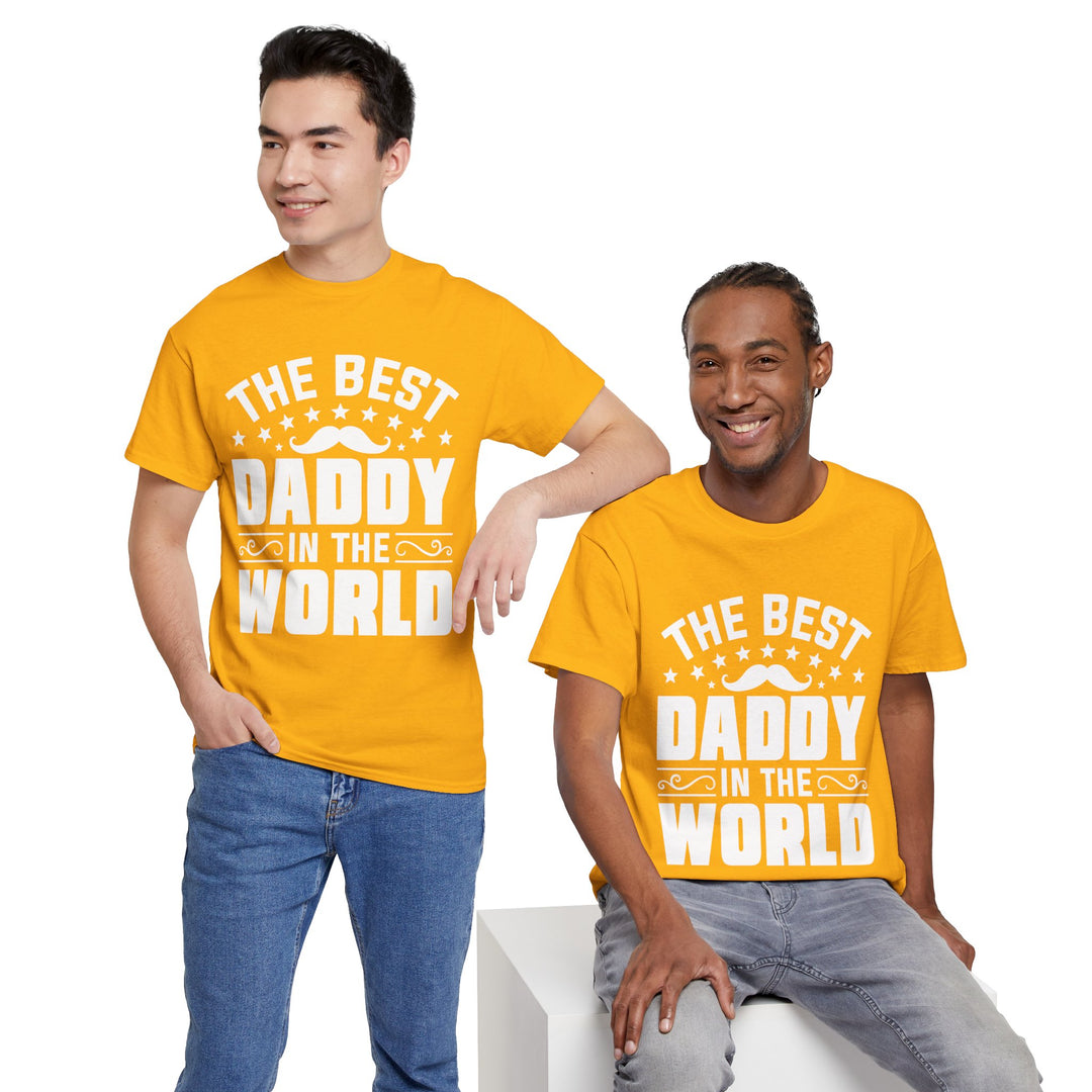 Dad's T-Shirt - The Best Daddy In The World Design