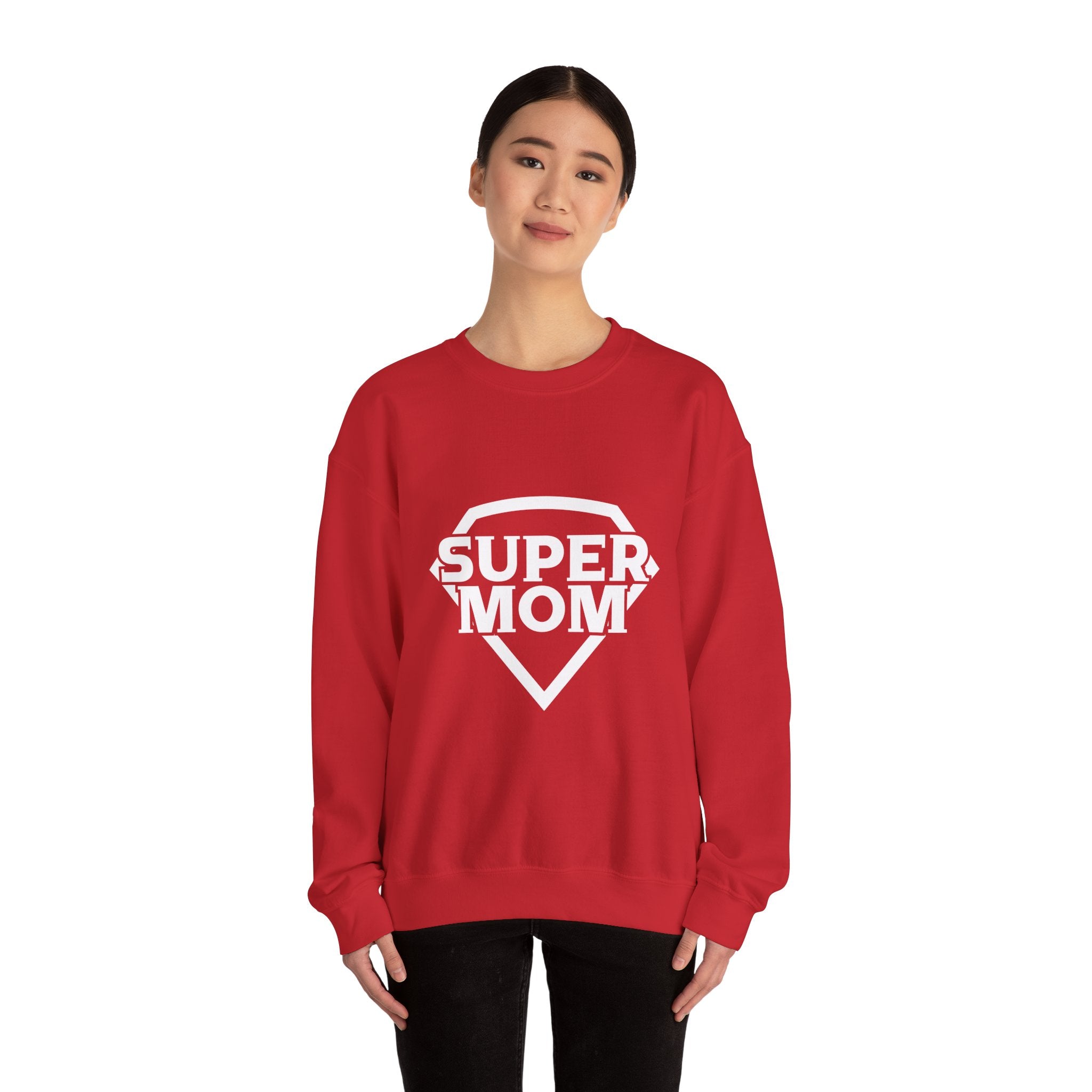 Mom Sweatshirt - Super Mom Design