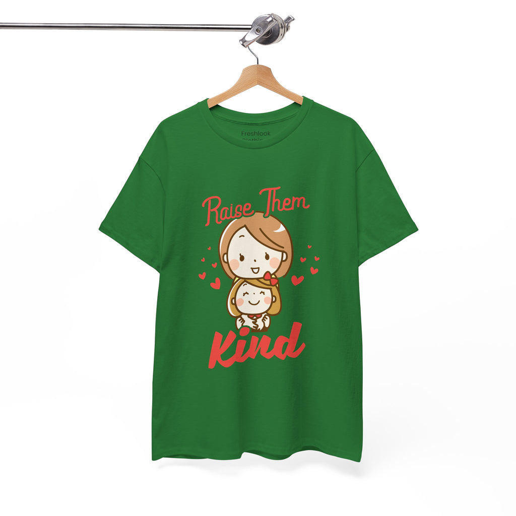 Mom T-Shirt – Raise Them Kind – Sweet Family Love Design
