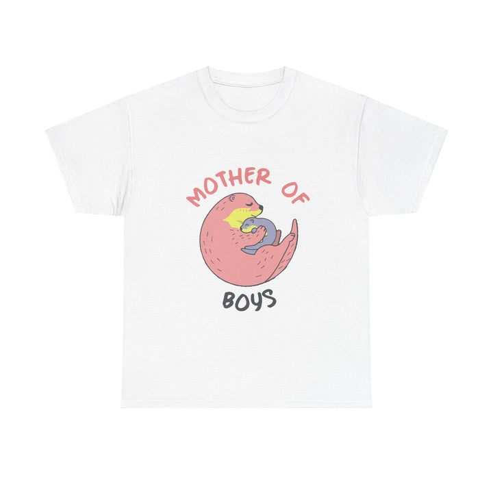 Mom's T-Shirt - Mother of Boys Design