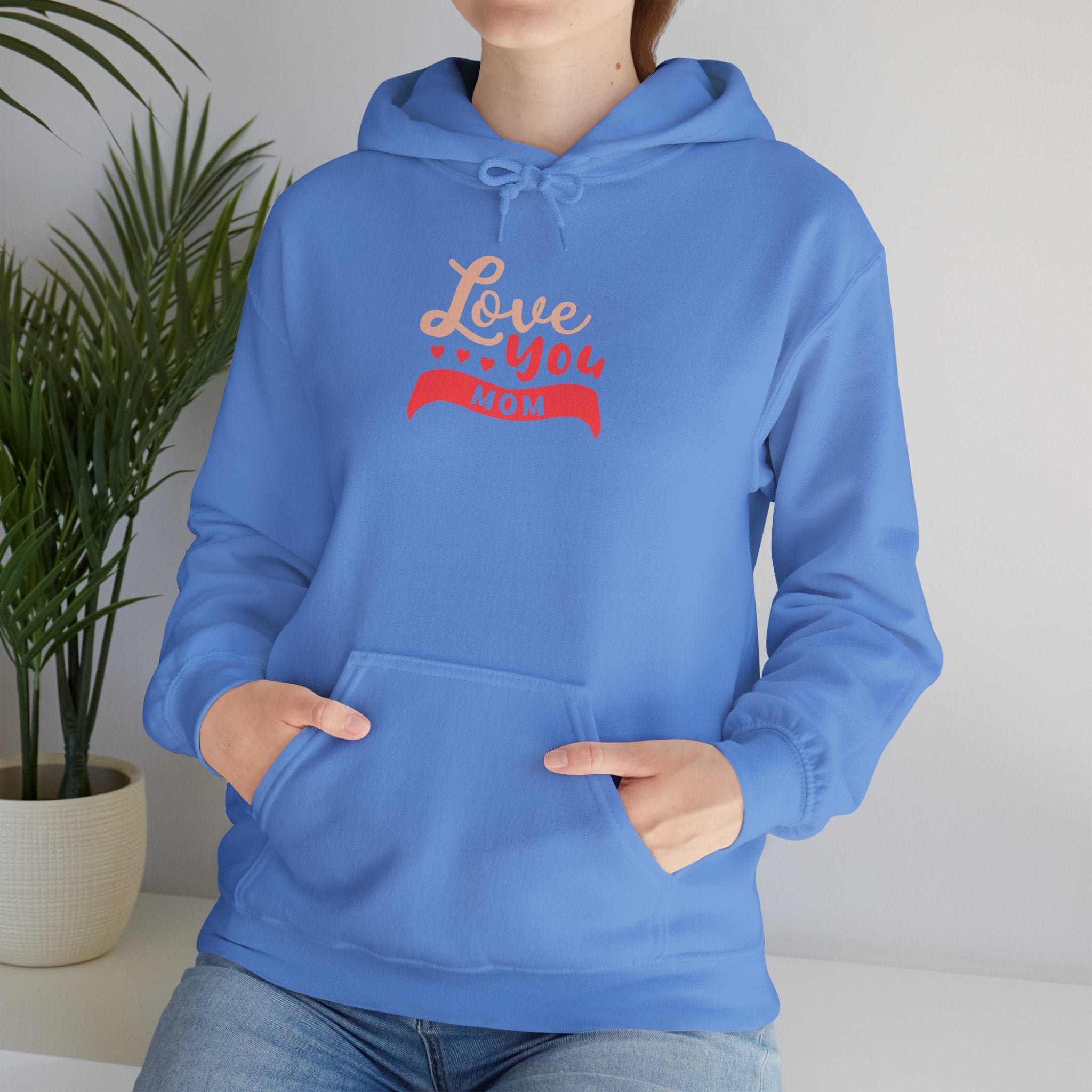 Mom's Hooded Sweatshirt – Love You Mom Design