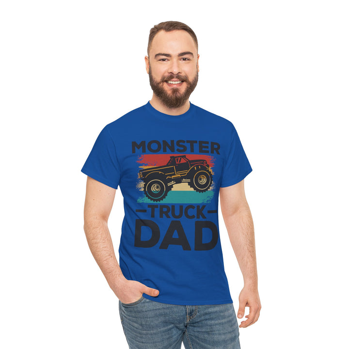 Dad's T-Shirt - Monster Truck Dad Design