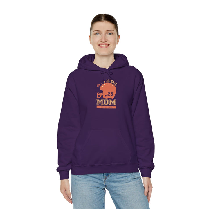 Mom's Hooded Sweatshirt – Football Mom - Perfect Gift for Sports Moms Design