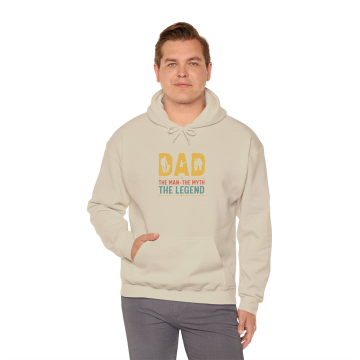 Dad’s Hooded Sweatshirt – Dad The Man The Myth The Legend Design