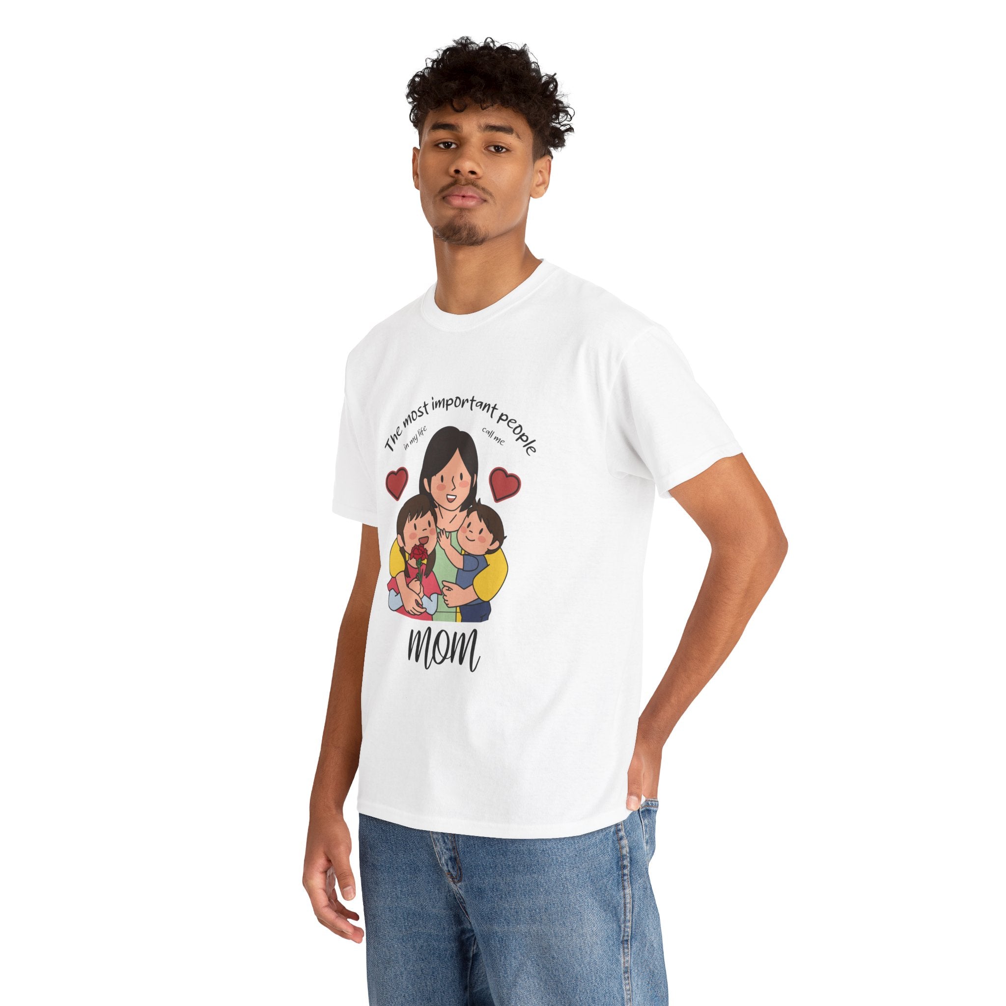 Mom T-Shirt - The Most Important People In My Life Call Me Mom Design