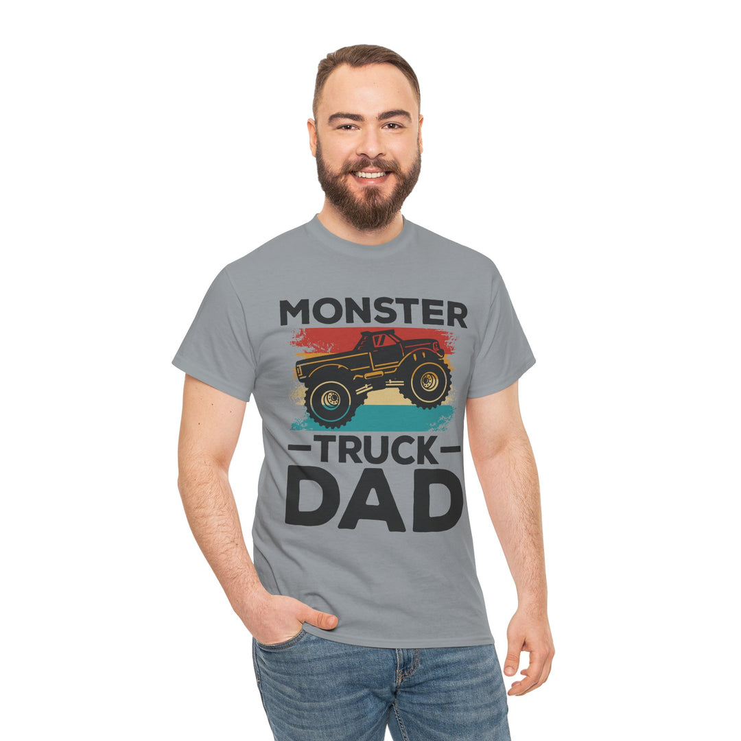 Dad's T-Shirt - Monster Truck Dad Design