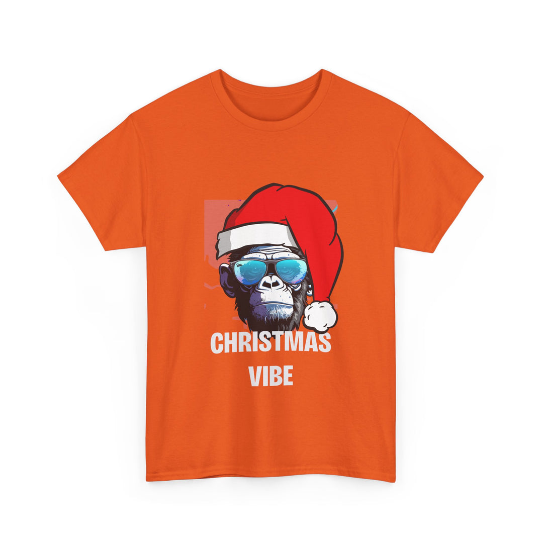 Christmas Vibe Gorilla Unisex Tee, Fun Christmas t-shirt