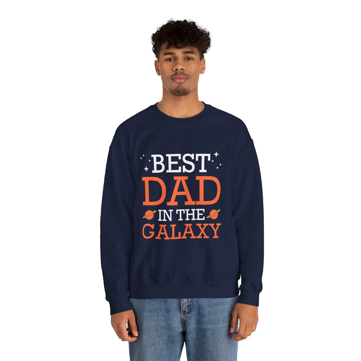 Dad’s Sweatshirt – Best Dad in the Galaxy Design