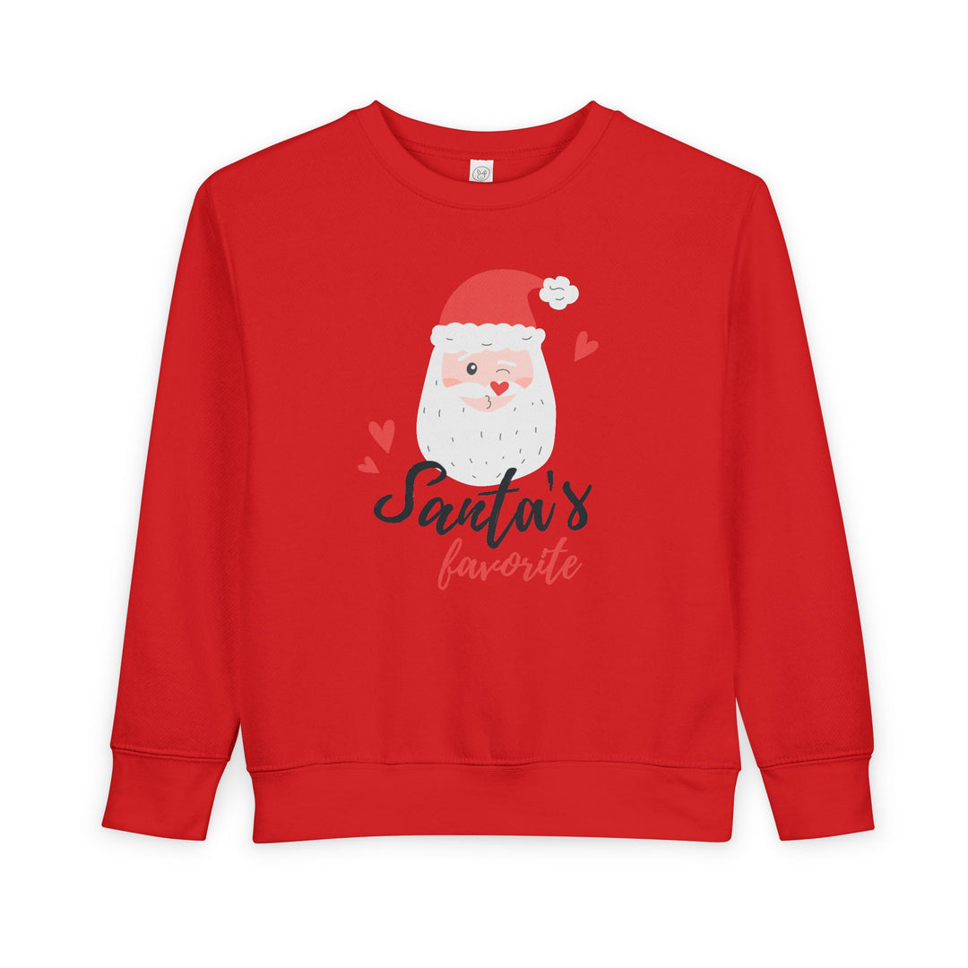 Toddler Sweatshirt — "Santa's Favorite" Cute Kids Christmas Pullover