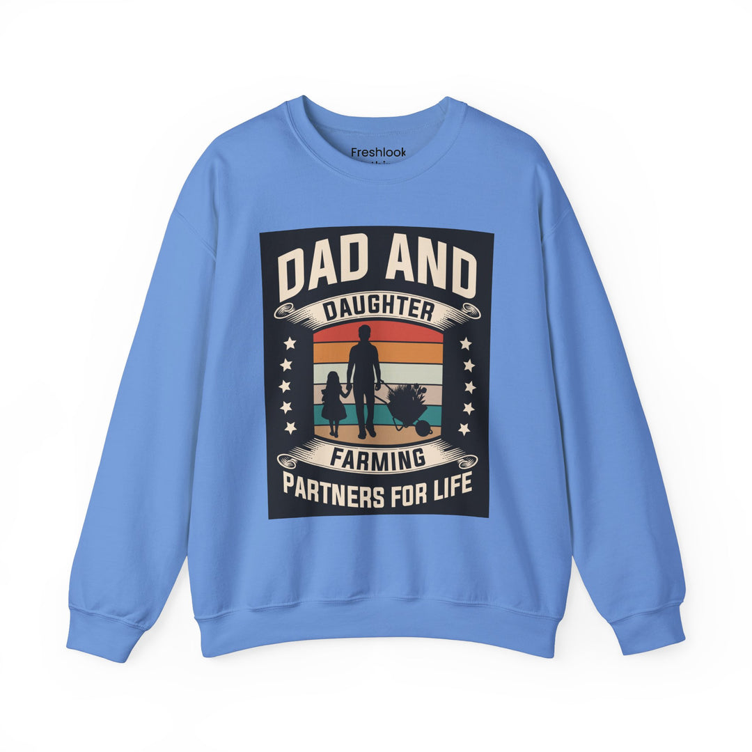 Dad’s Sweatshirt – Dad and Daughter Farming Partners For Life Design