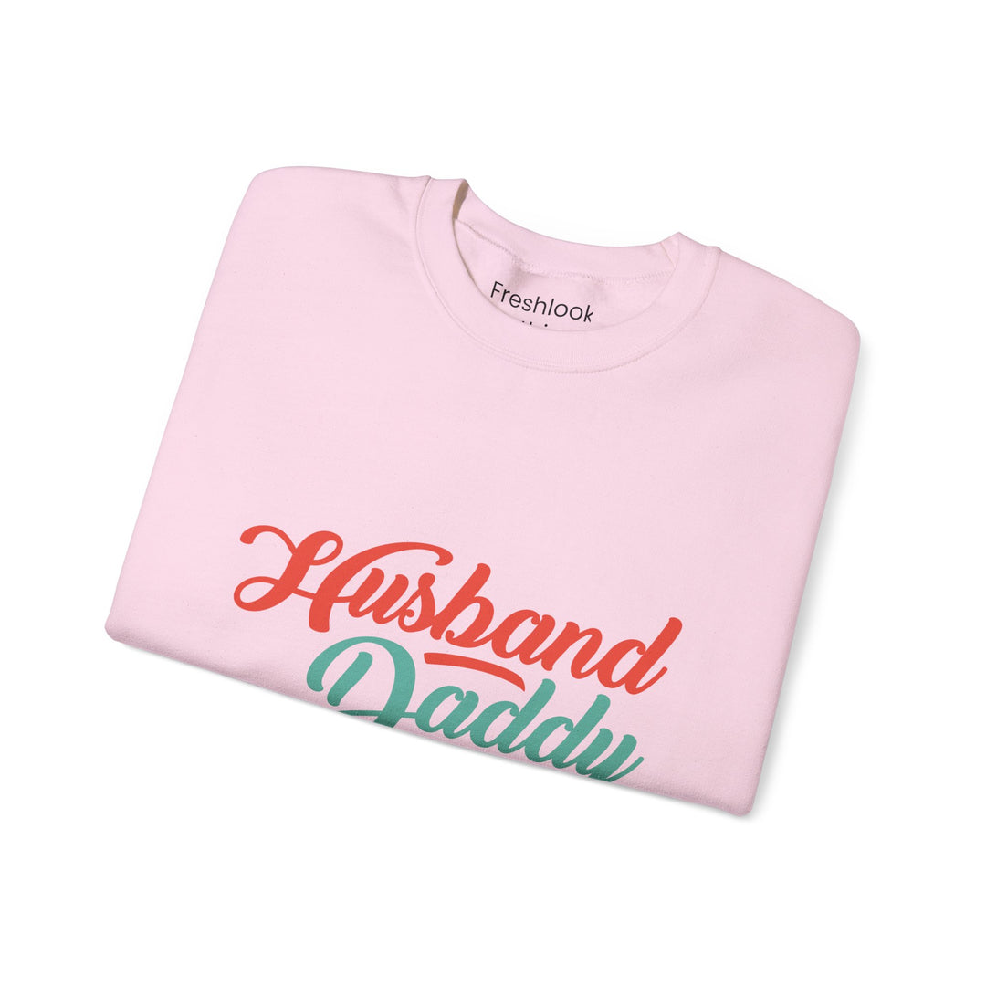 Dad’s Sweatshirt – Husband Daddy Hero Design