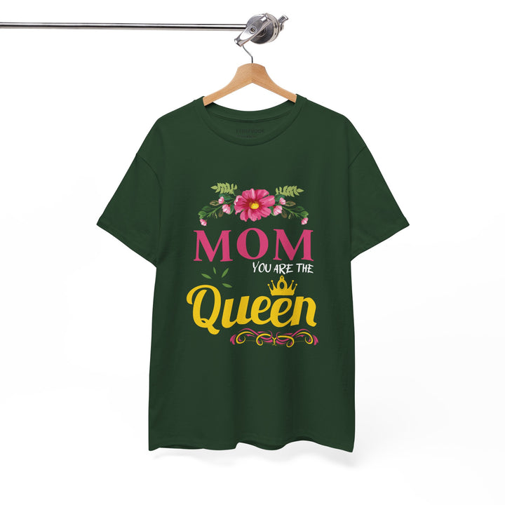 Mom's T-shirt - MOM You Are The Queen Floral Design