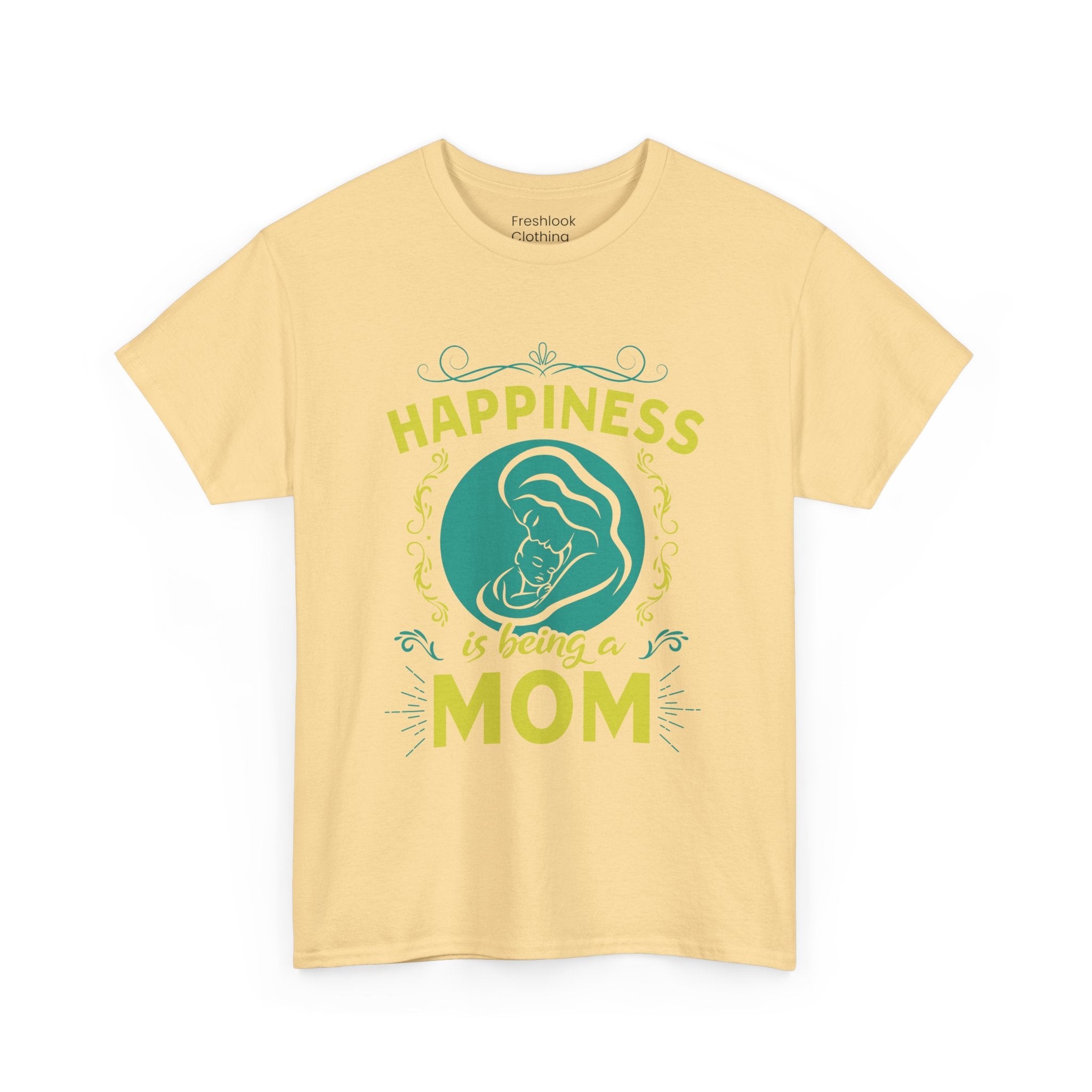 Mom T-Shirt - Happiness is Being a Mom Design