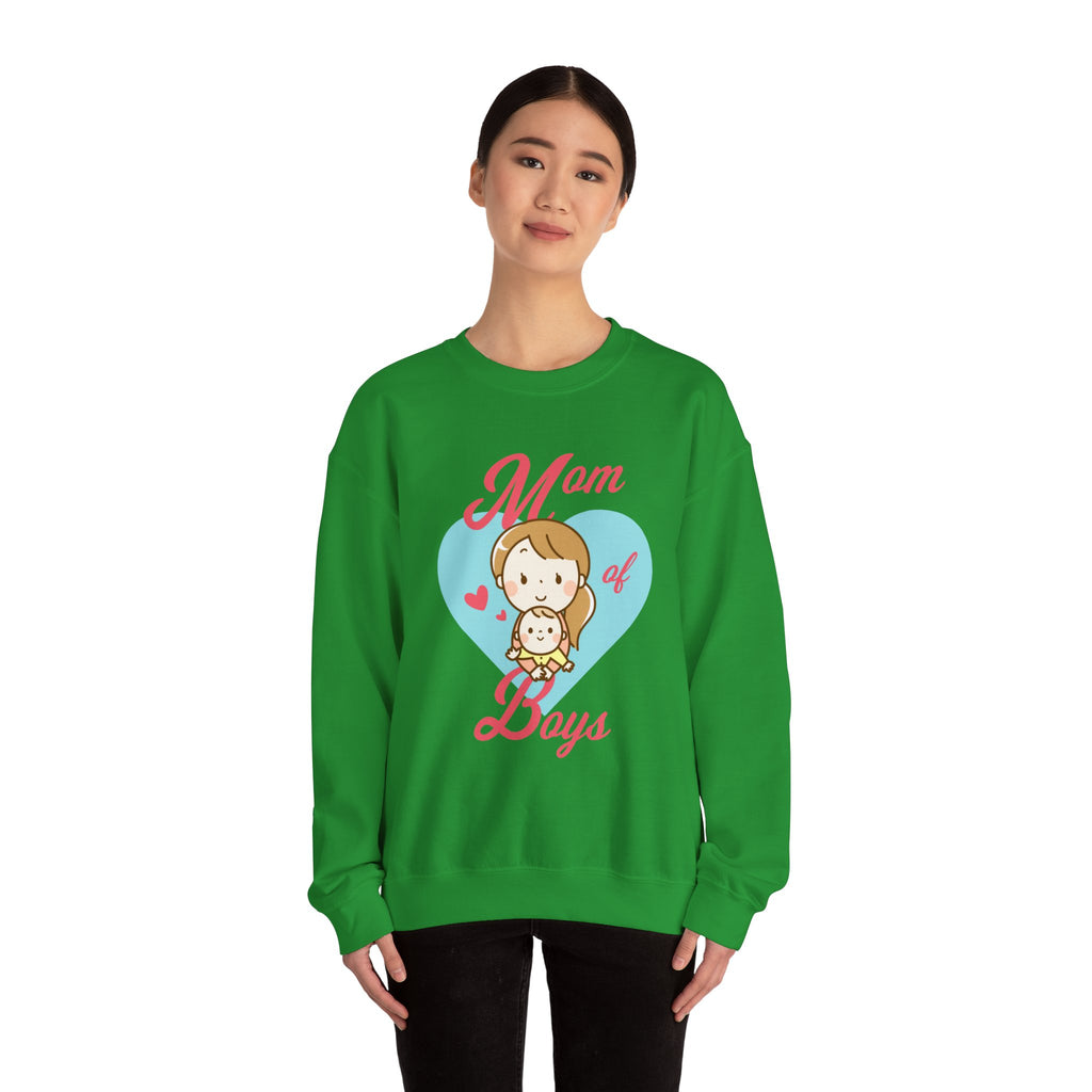 Mom Sweatshirt - Mom of Boys Design