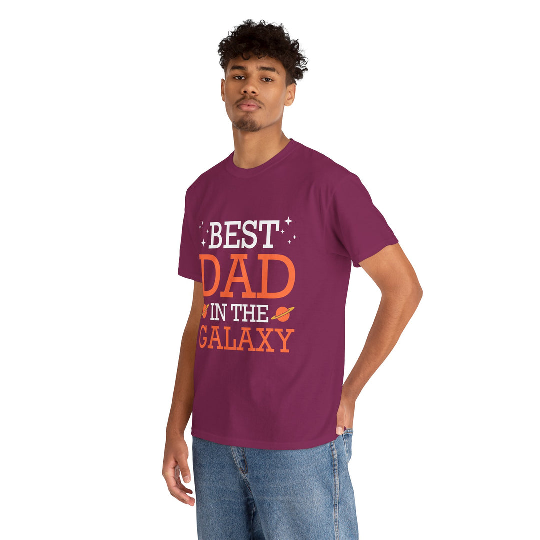 Dad's T-Shirt - Best Dad in the Galaxy Design