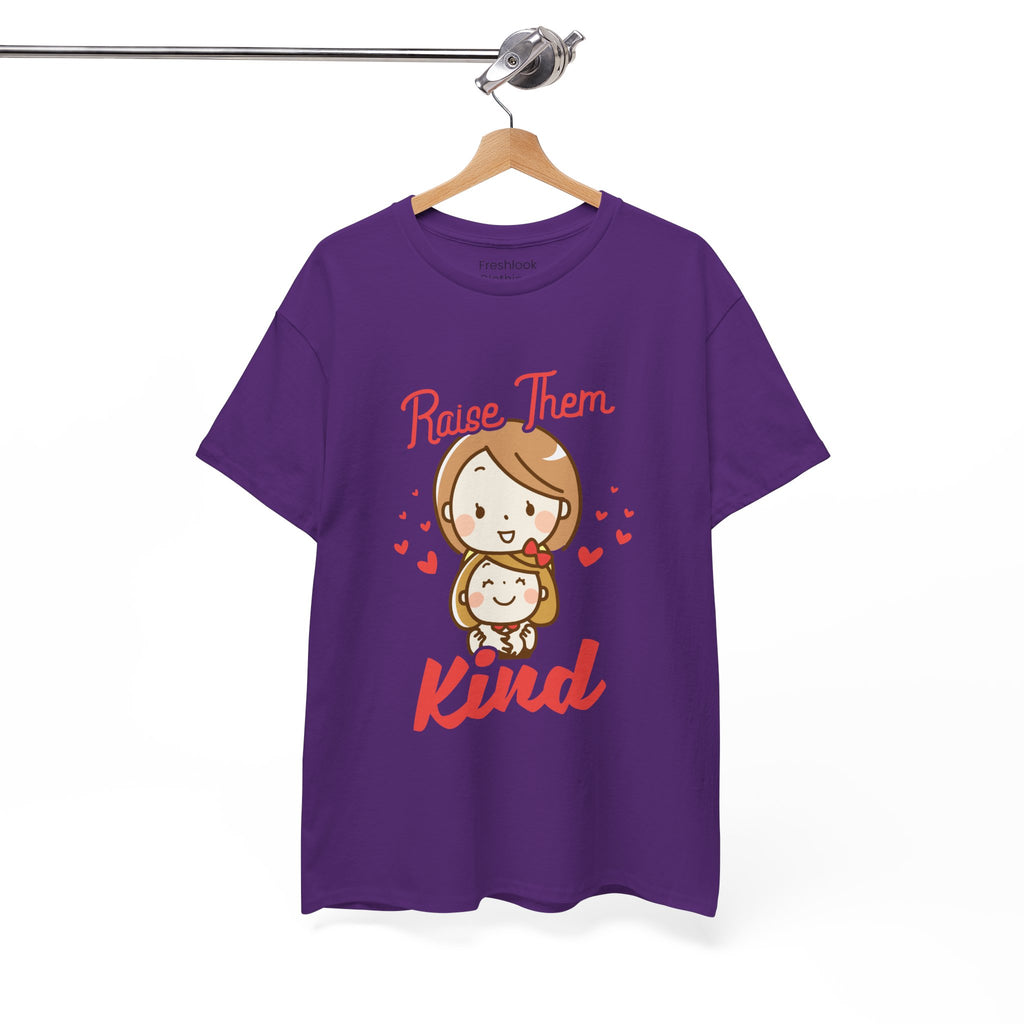 Mom T-Shirt – Raise Them Kind – Sweet Family Love Design