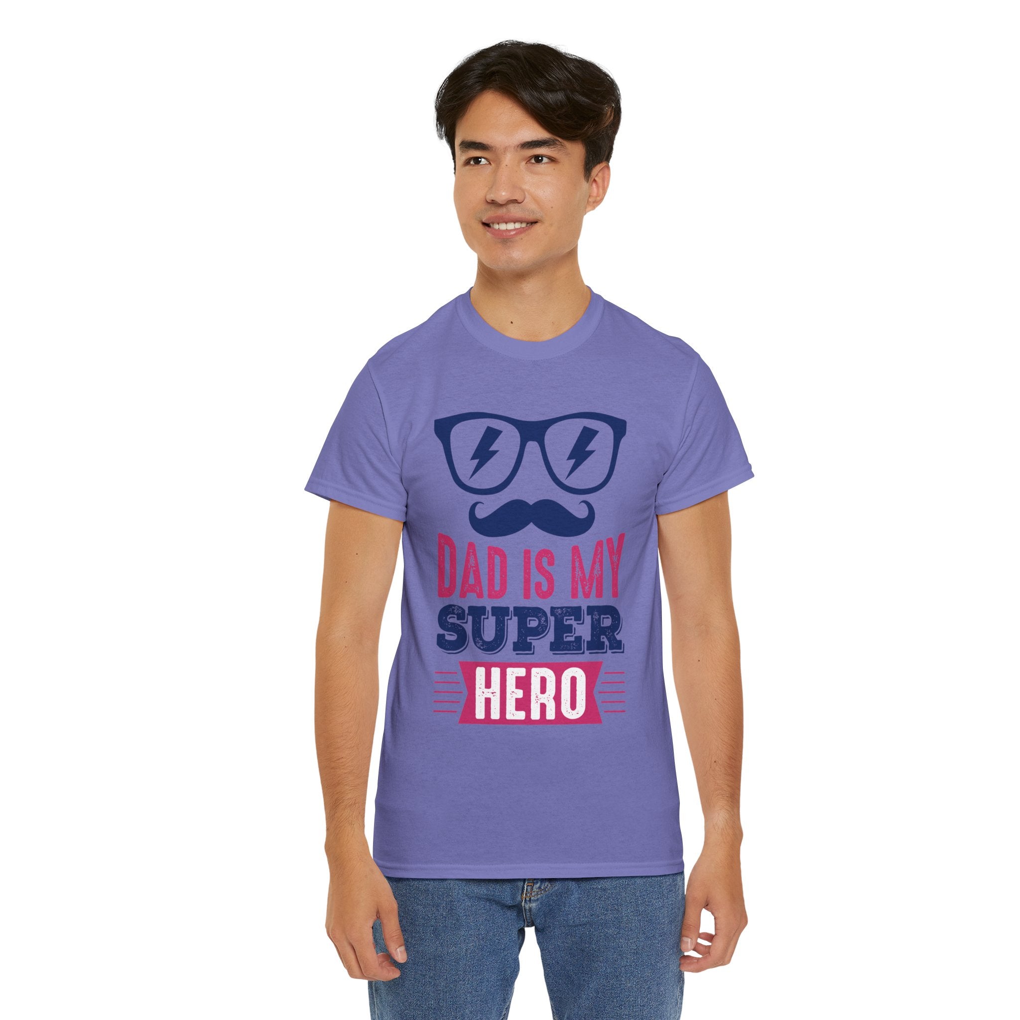 Dad's T-Shirt - Dad Is My Superhero Design