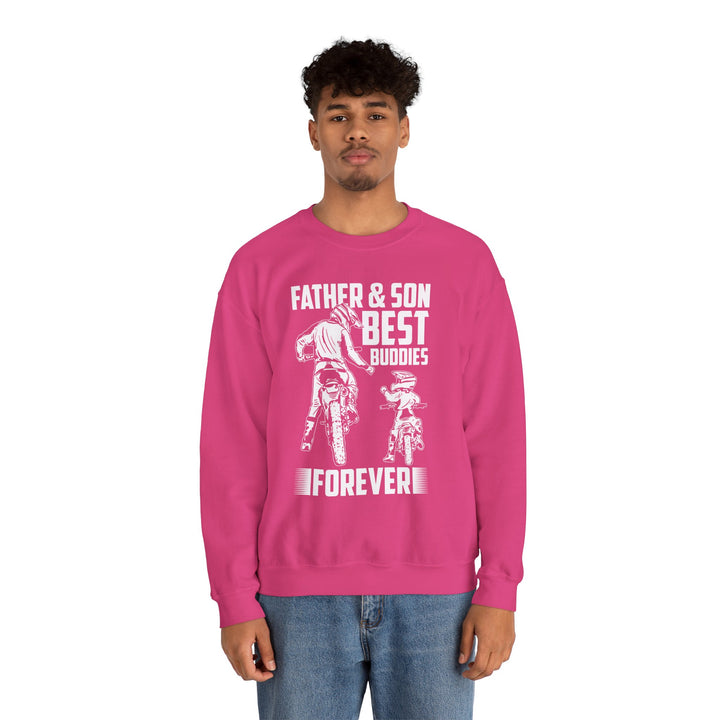 Dad’s Sweatshirt – Father & Son Best Buddies Forever Design