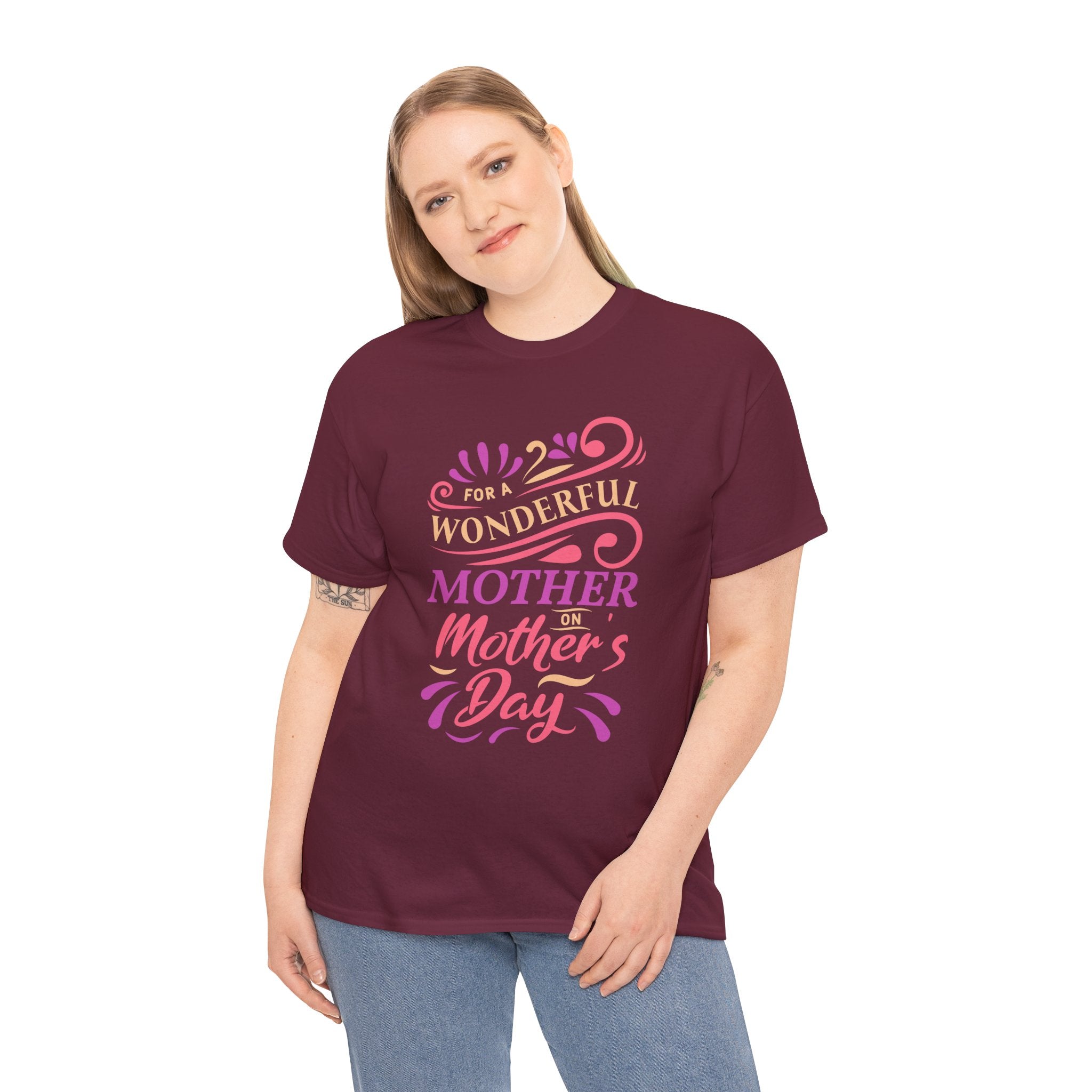 Mom T-Shirt – For A Wonderful Mother On Mother's Day Design