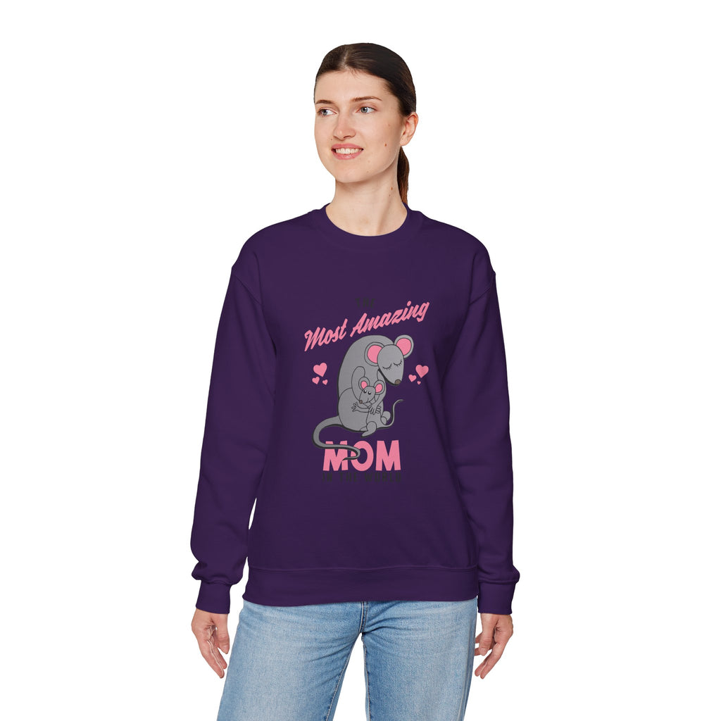 Mom Sweatshirt - The Most Amazing Mom Design