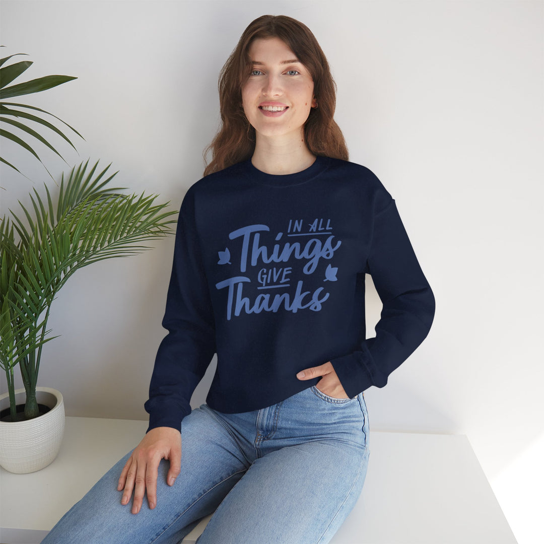 In All Things Give Thanks Design