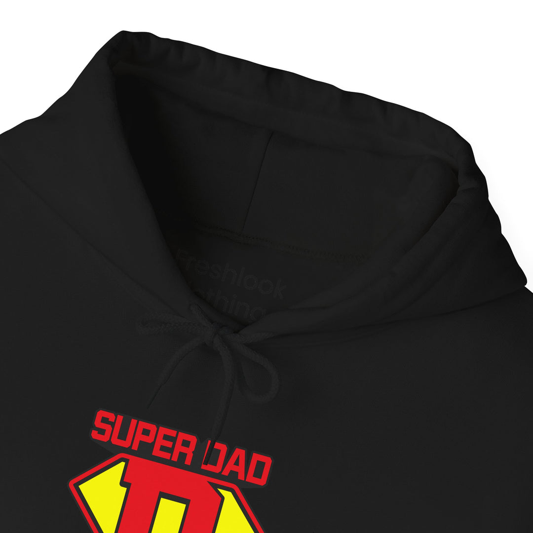 Dad’s Hooded Sweatshirt – Super Dad Design