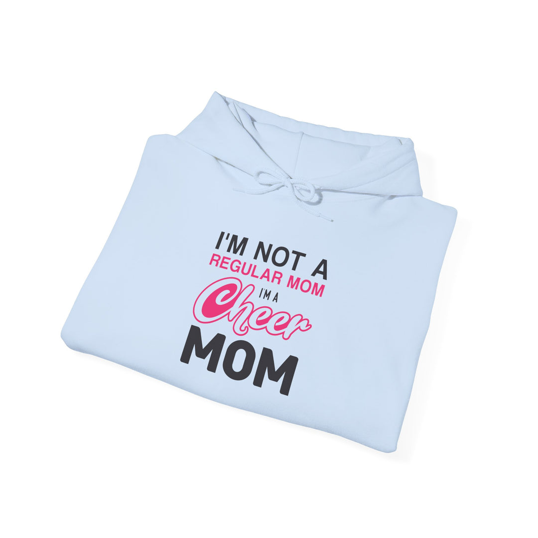 Mom's Unisex Hooded Sweatshirt - I'm Not a Regular Mom Design - Cheer Mom Hoodie