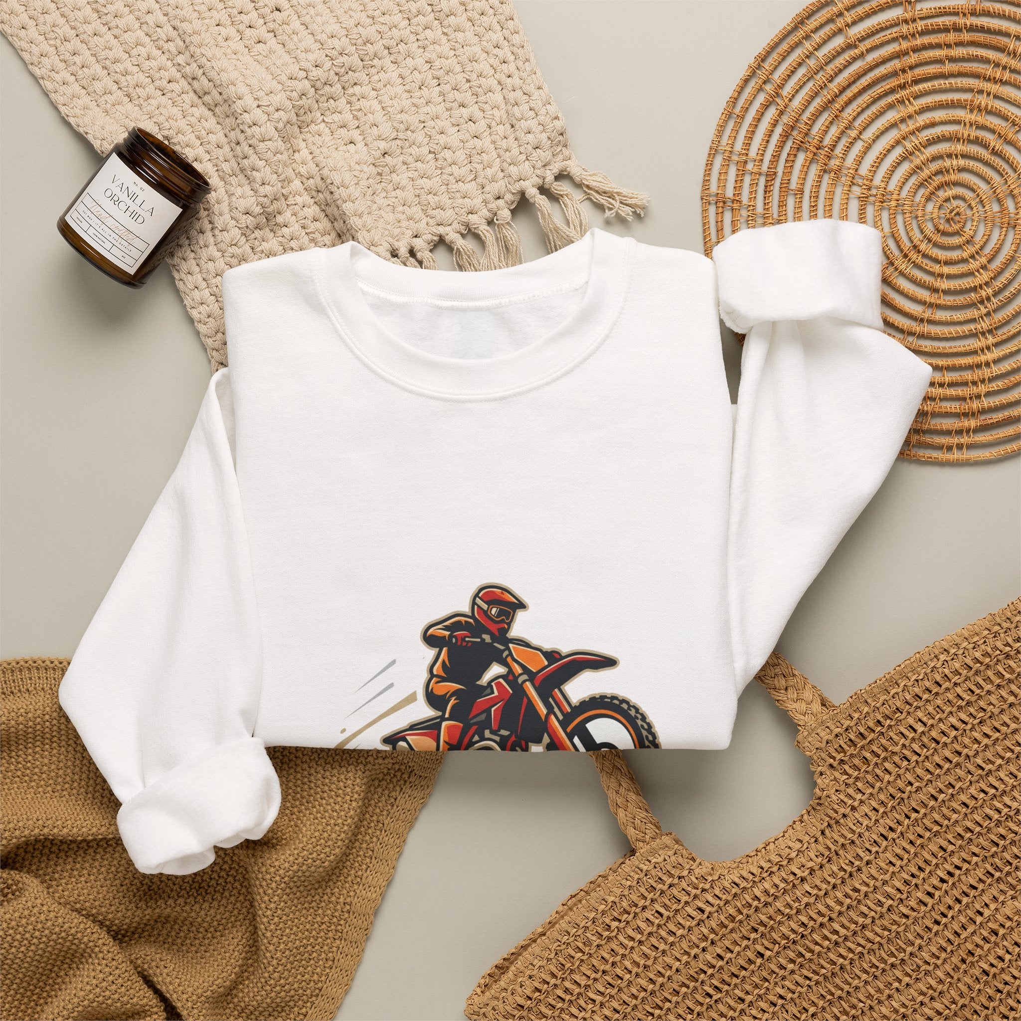 E-bike/ dirtbike Unisex Heavy Blend™ Crewneck Sweatshirt