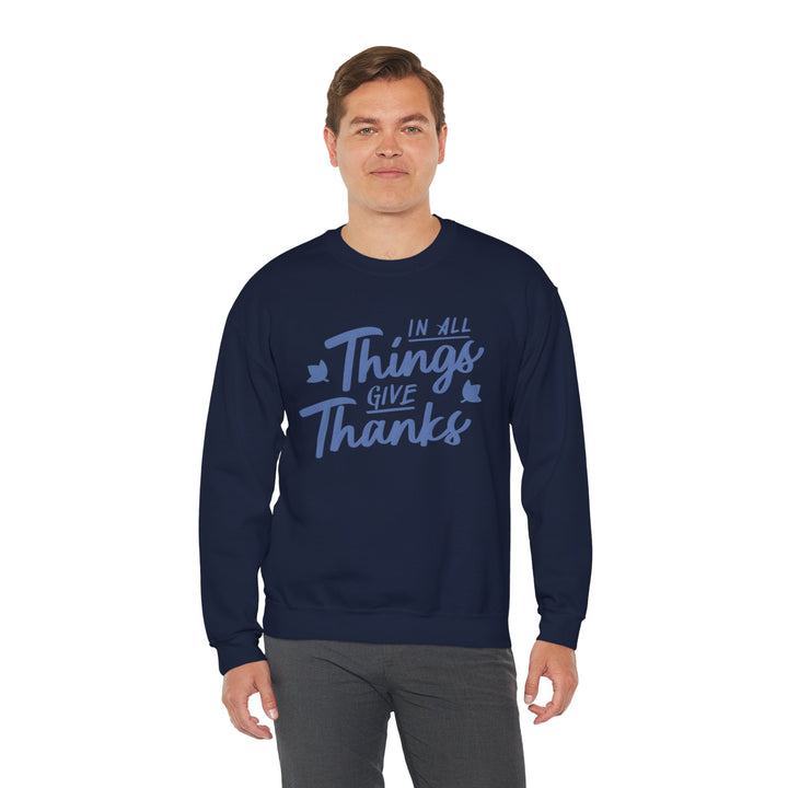 In All Things Give Thanks Design