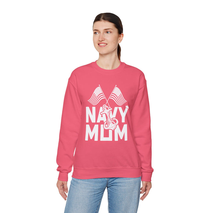 Mom's Sweatshirt - Navy Mom Design – Proud Military Family Apparel