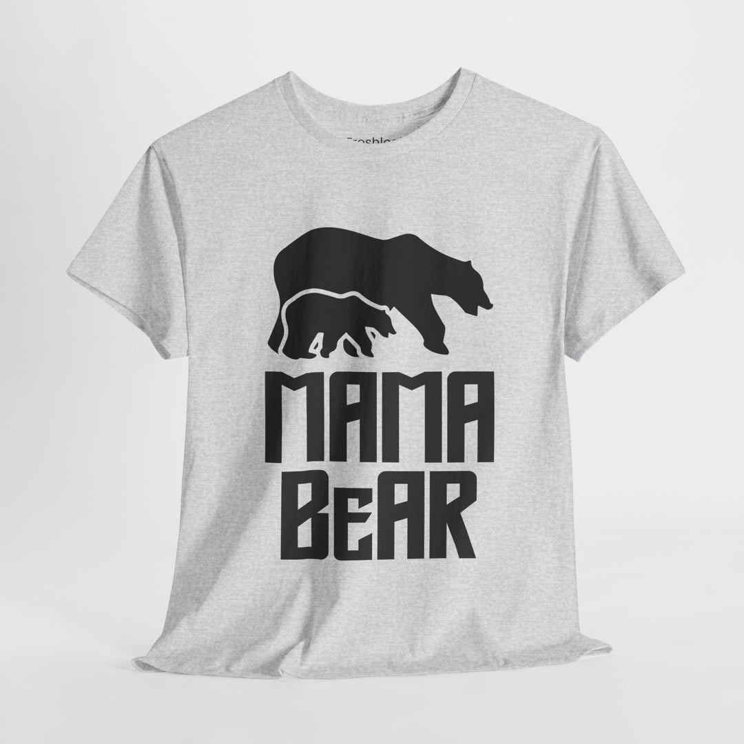 Mom’s T-shirt – Mama Bear Unisex Heavy Cotton Tee - Perfect Gift for Moms Design