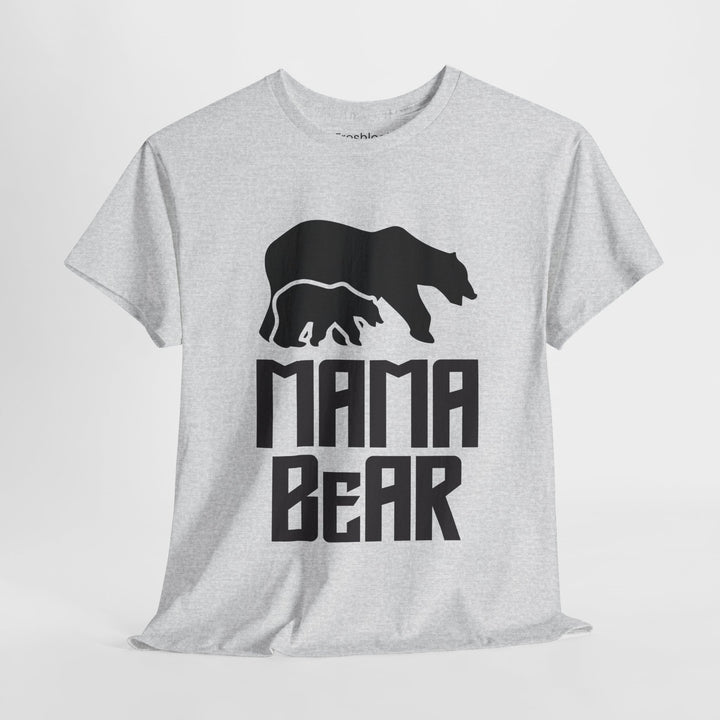 Mom’s T-shirt – Mama Bear Unisex Heavy Cotton Tee - Perfect Gift for Moms Design