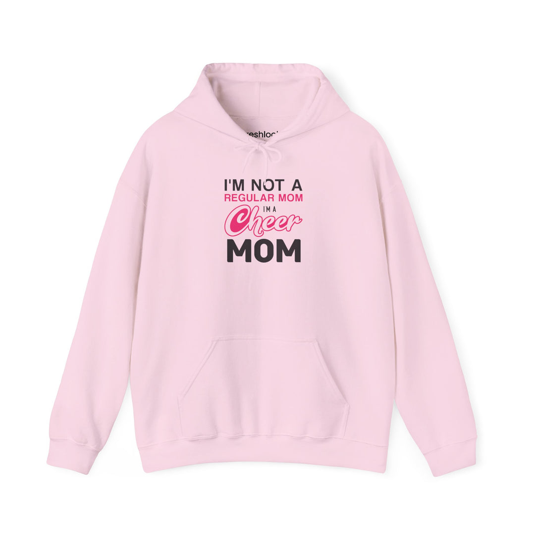 Mom's Unisex Hooded Sweatshirt - I'm Not a Regular Mom Design - Cheer Mom Hoodie