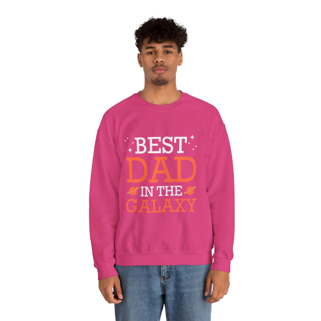 Dad’s Sweatshirt – Best Dad in the Galaxy Design