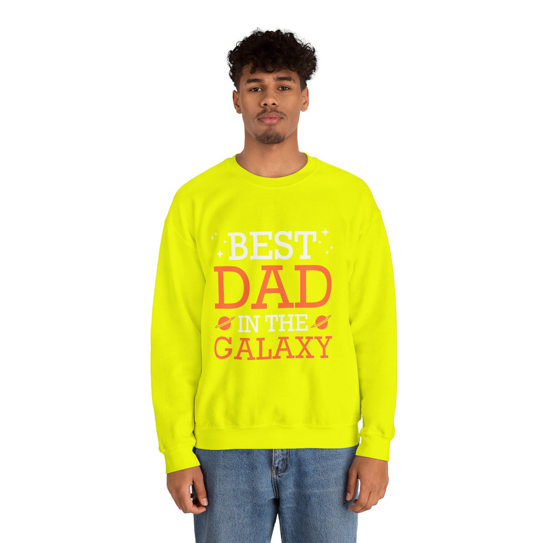 Dad’s Sweatshirt – Best Dad in the Galaxy Design