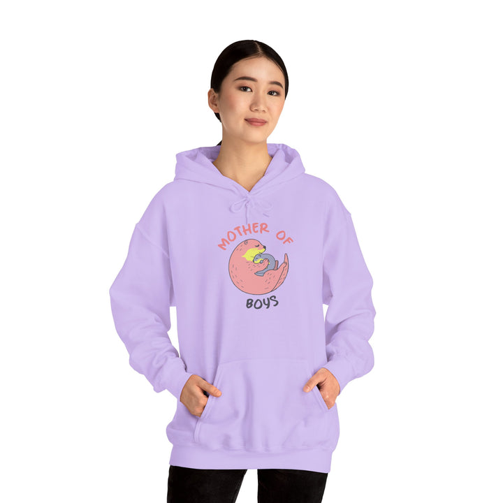 Mom's Unisex Hooded Sweatshirt – Mother of Boys Design