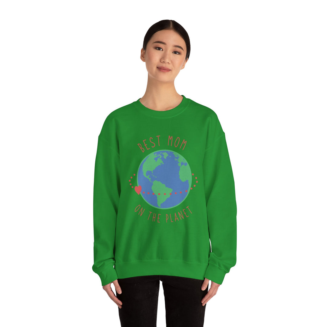 Mom's Sweatshirt - Best Mom on the Planet Design