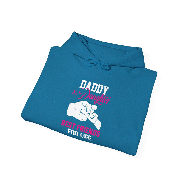 Dad’s Hooded Sweatshirt – Daddy & Daughter Best Friends Forever Design