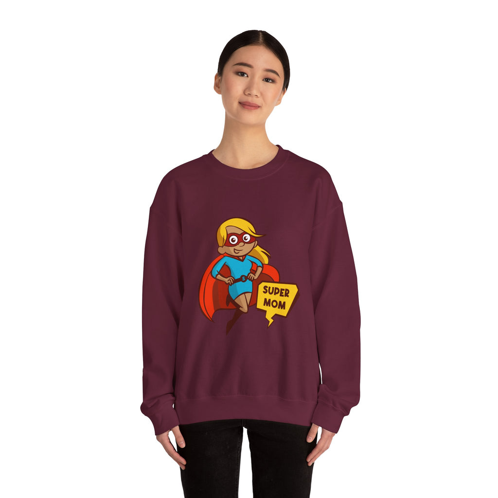 Mom Sweatshirt - Super Mom Design