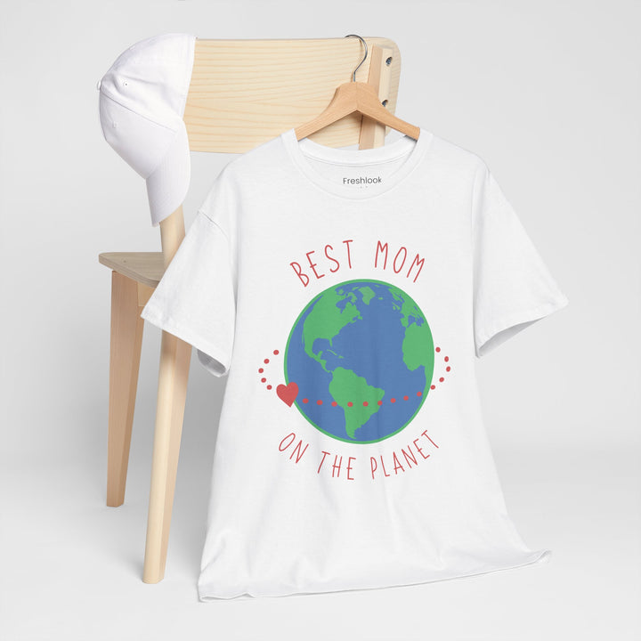 Mom T-Shirt - Best Mom on the Planet Design