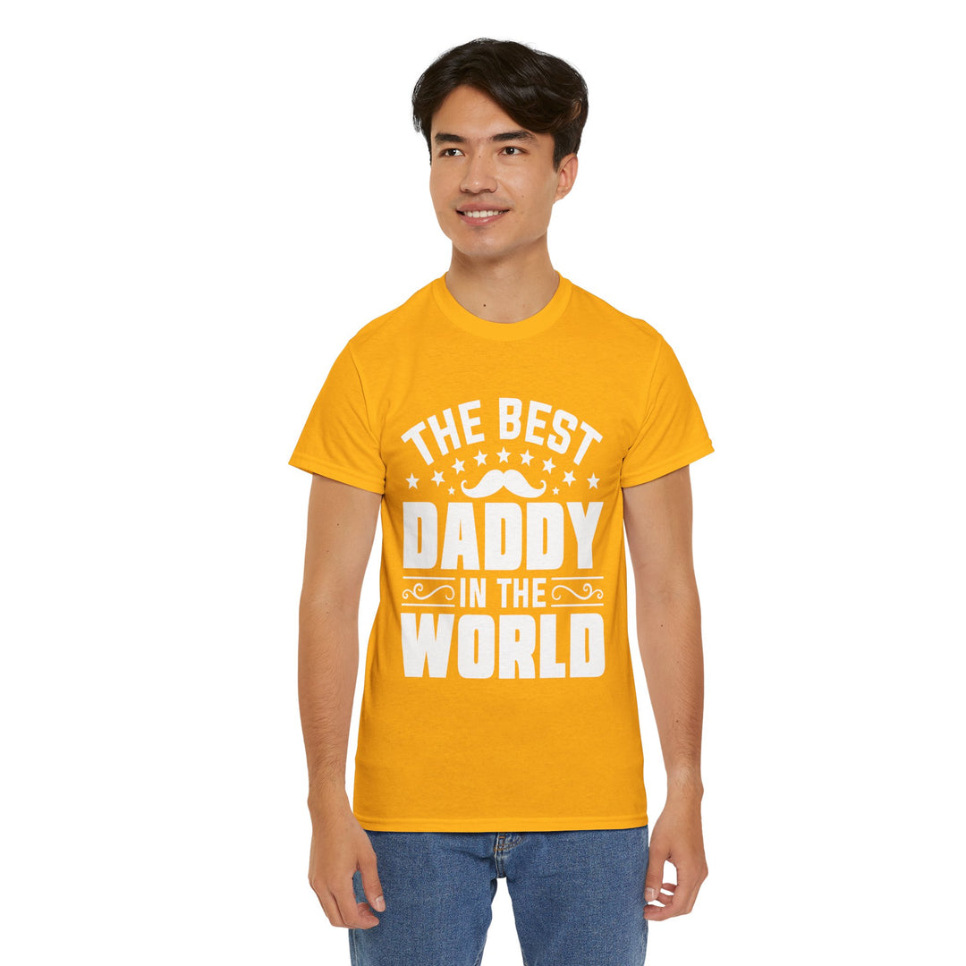 Dad's T-Shirt - The Best Daddy In The World Design